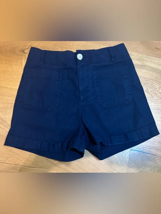 🩷 Anthropologie Megan Patch Pocket High Rise Shorts 🩷 - Picture 2 of 5